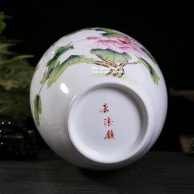 Bình Sứ Xương Khắc Chìm Họa Tiết Chim Hoa